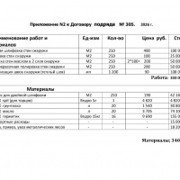 Смета стандартного фасада